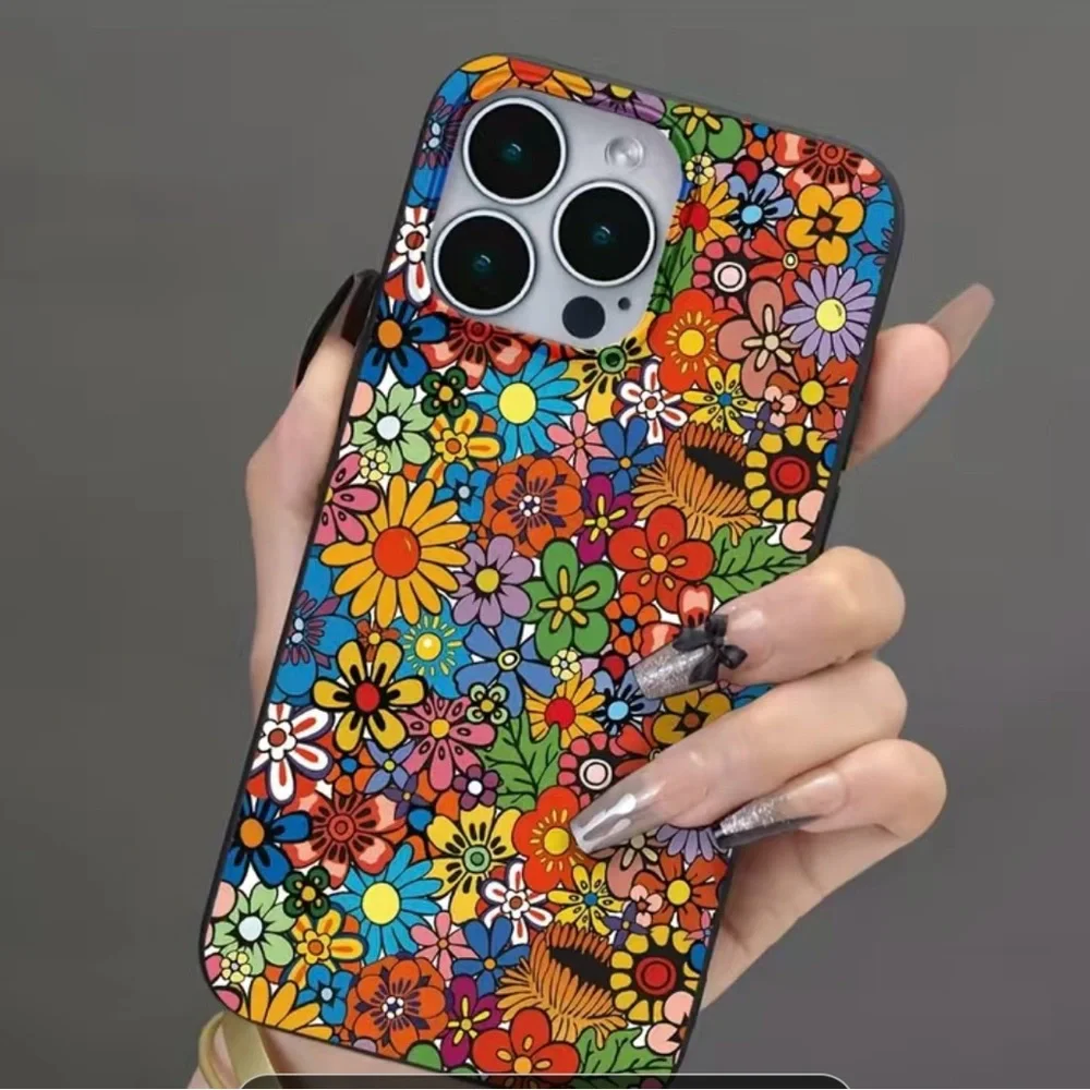 Brand New Flowers Design Shockproof Case for IPhone 14 Pro
